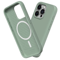 a close up of a green cell phone