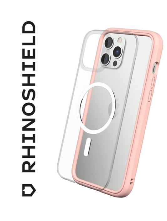COQUE MODULAIRE MOD NX ROSE COMPATIBLE MAGSAFE POUR APPLE IPHONE 15 PRO - RHINOSHIELD - ABYTONPHONE