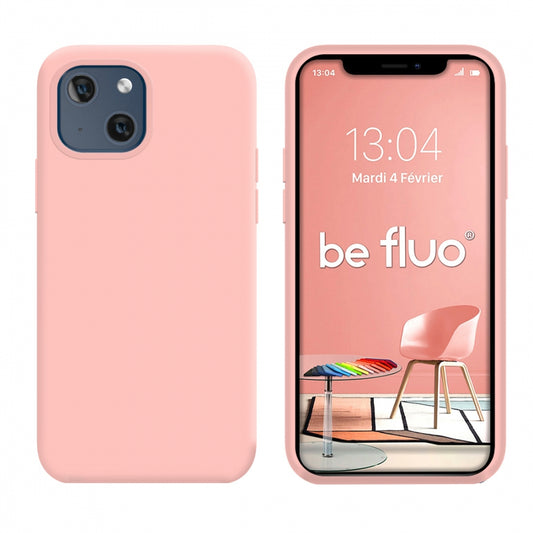 a pink cell phone with a cell phone in it 