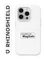 COQUE SOLIDSUIT BLANC CLASSIC COMPATIBLE MAGSAFE POUR APPLE IPHONE 15 - RHINOSHIELD - ABYTONPHONE