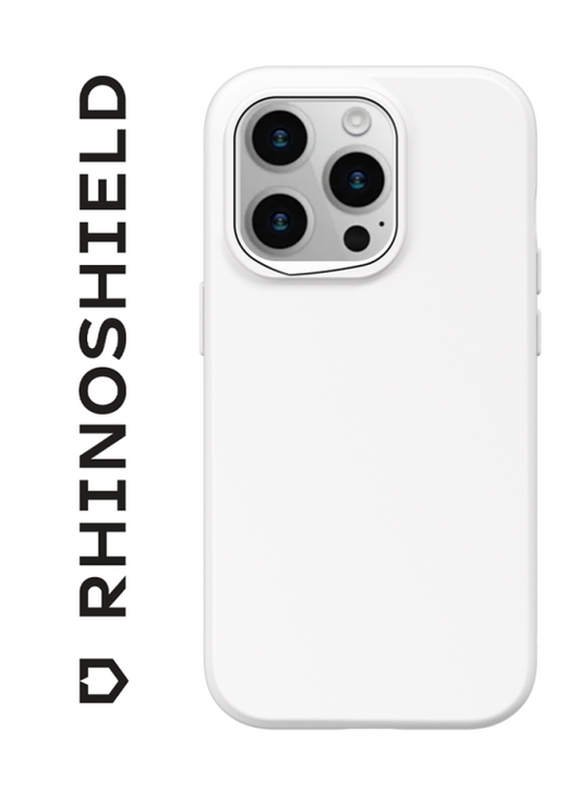 COQUE SOLIDSUIT BLANC CLASSIC POUR APPLE IPHONE 15 PRO - RHINOSHIELD - ABYTONPHONE