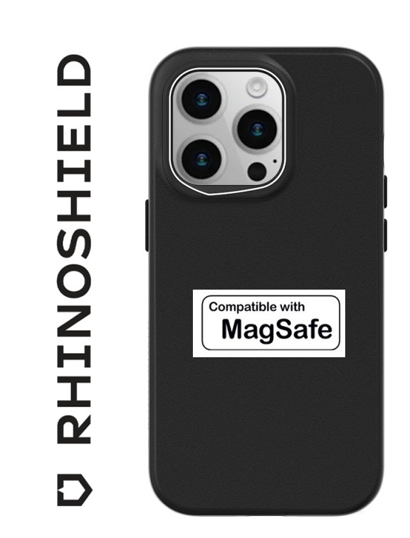COQUE SOLIDSUIT NOIR CLASSIC COMPATIBLE MAGSAFE POUR APPLE IPHONE 15 PRO - RHINOSHIELD