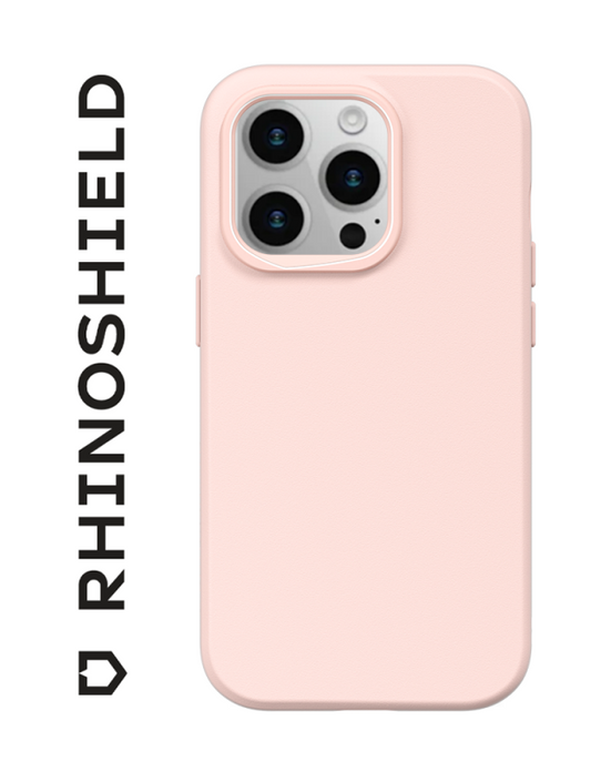 COQUE SOLIDSUIT ROSE CLASSIC POUR APPLE IPHONE 15 PRO - RHINOSHIELD - ABYTONPHONE