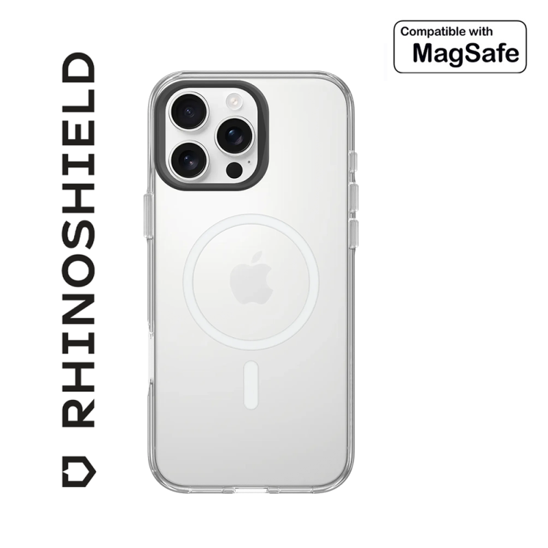 Coque Clear MagSafe pour iPhone 16 - RhinoShield