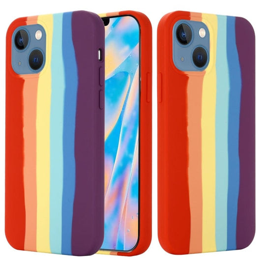 Coque multicolore en silicone iPhone 11