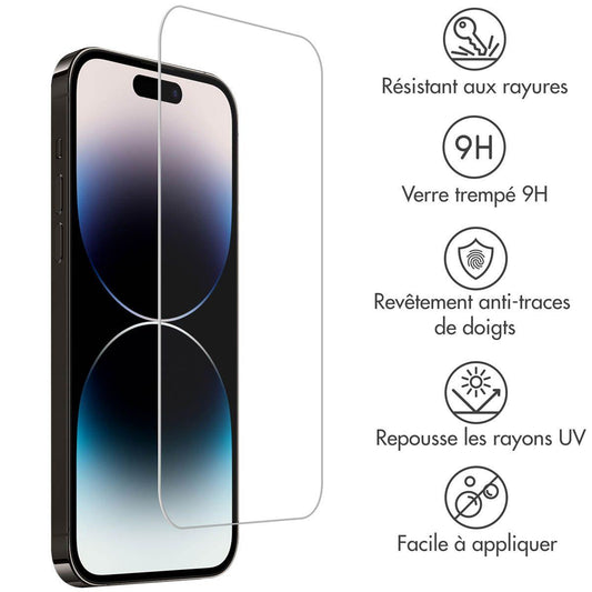 Protection d'écran en verre trempé pour iPhone 15 Pro Max - ABYTONPHONE