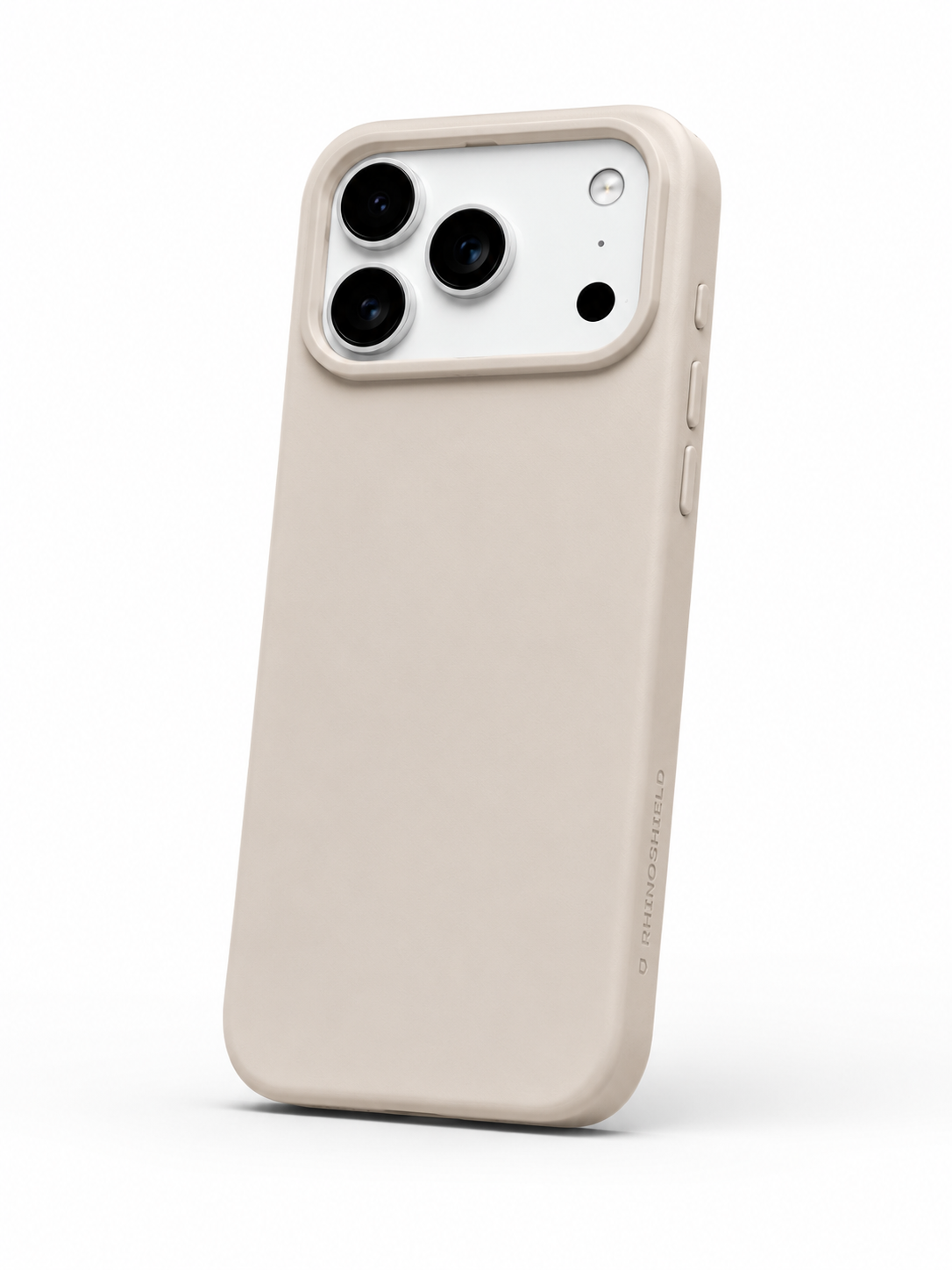 Coque RhinoShield SolidX MagSafe iPhone 17 Pro – Beige Coquillage
