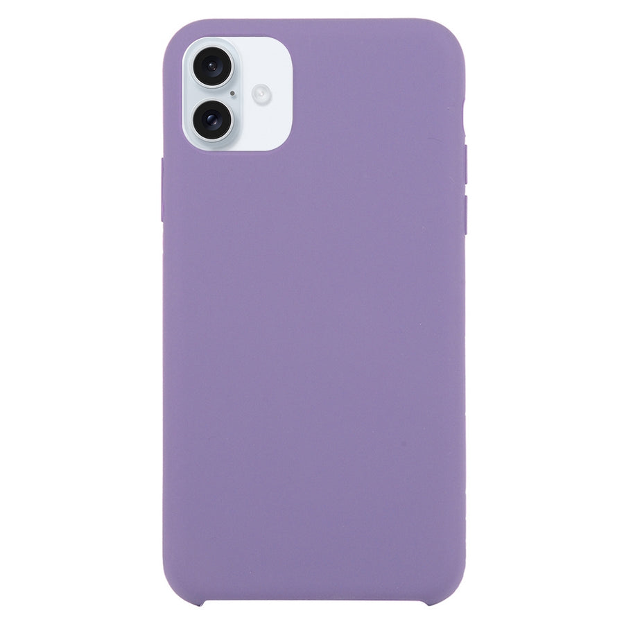 Coque Silicone BeColor Fine et Légère pour iPhone 16 – Violet Clair