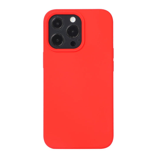 Coque Silicone BeColor Fine et Légère pour iPhone 16 – Rouge