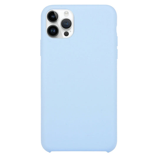 Coque Silicone BeColor Fine et Légère pour iPhone 16 – Bleu Clair