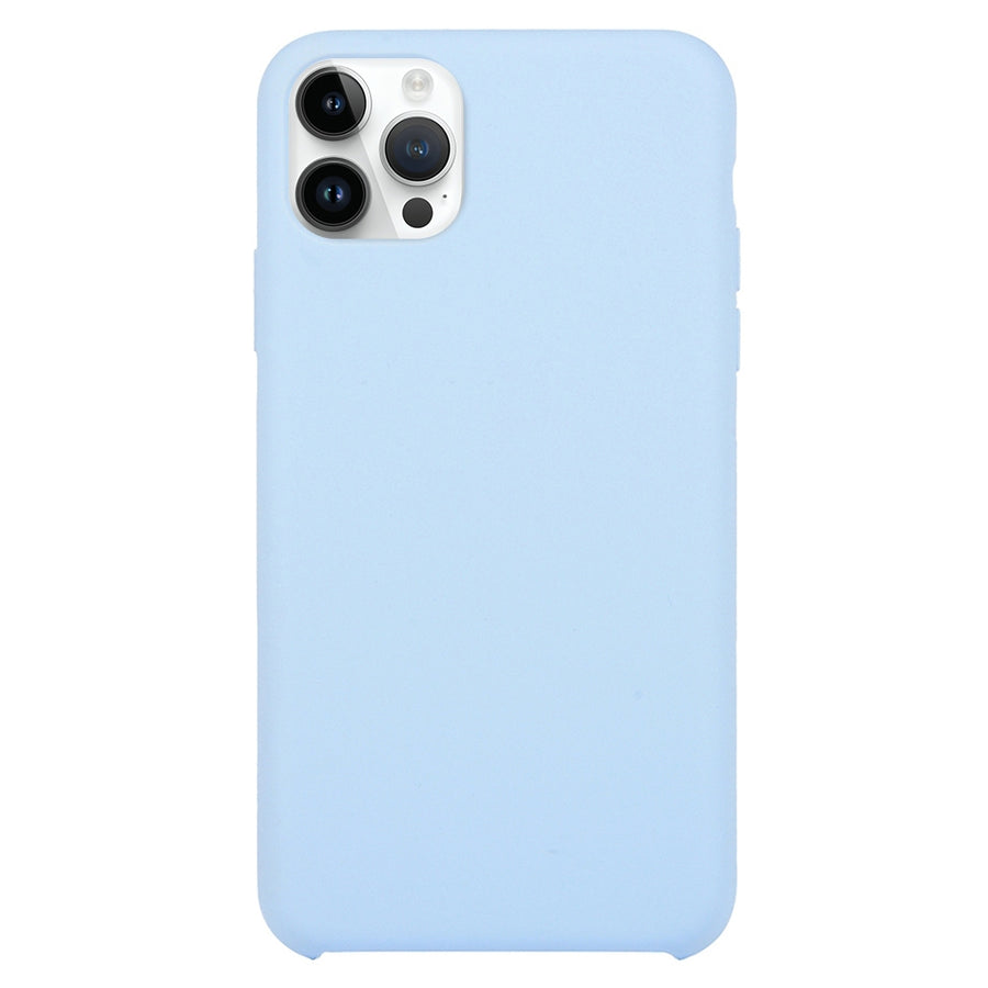 Coque Silicone BeColor Fine et Légère pour iPhone 16 Pro – Bleu Clair