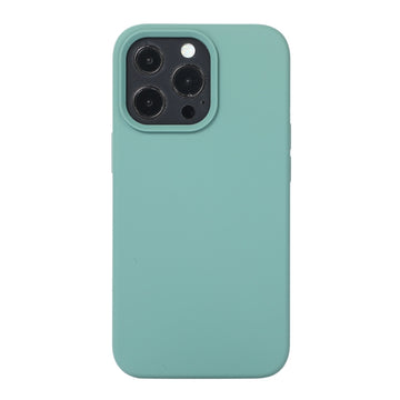 Coque Silicone BeColor Fine et Légère pour iPhone 16 Pro Max – Vert Pinède