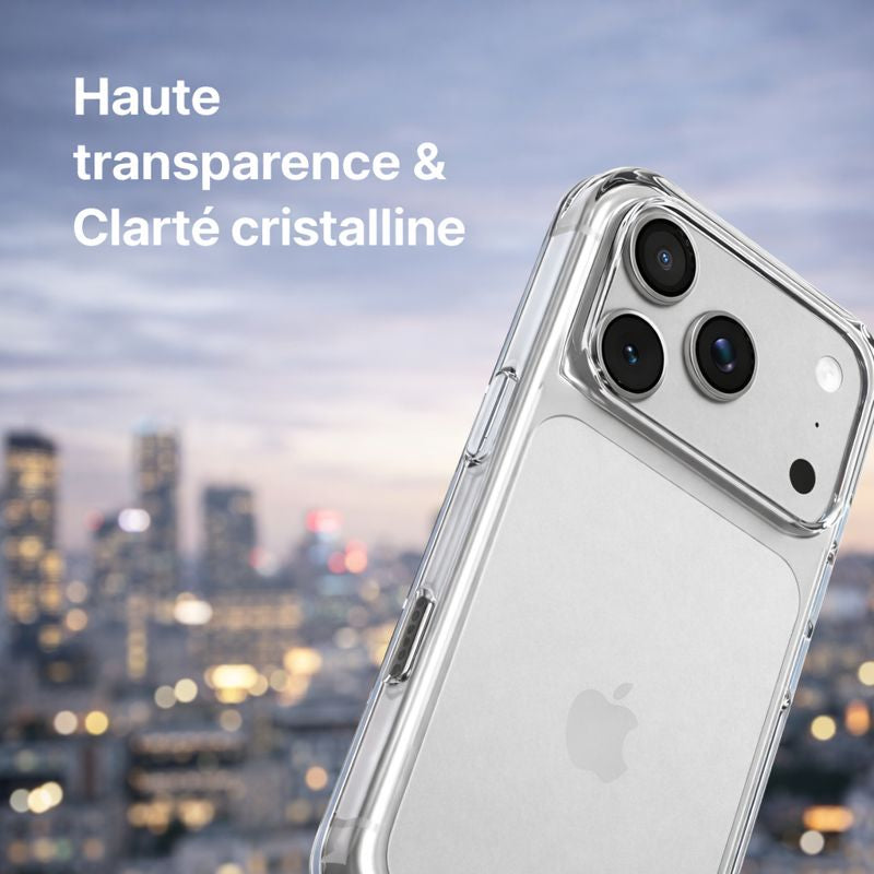 Coque transparente haute clarté RhinoShield iPhone 17 Pro Max
