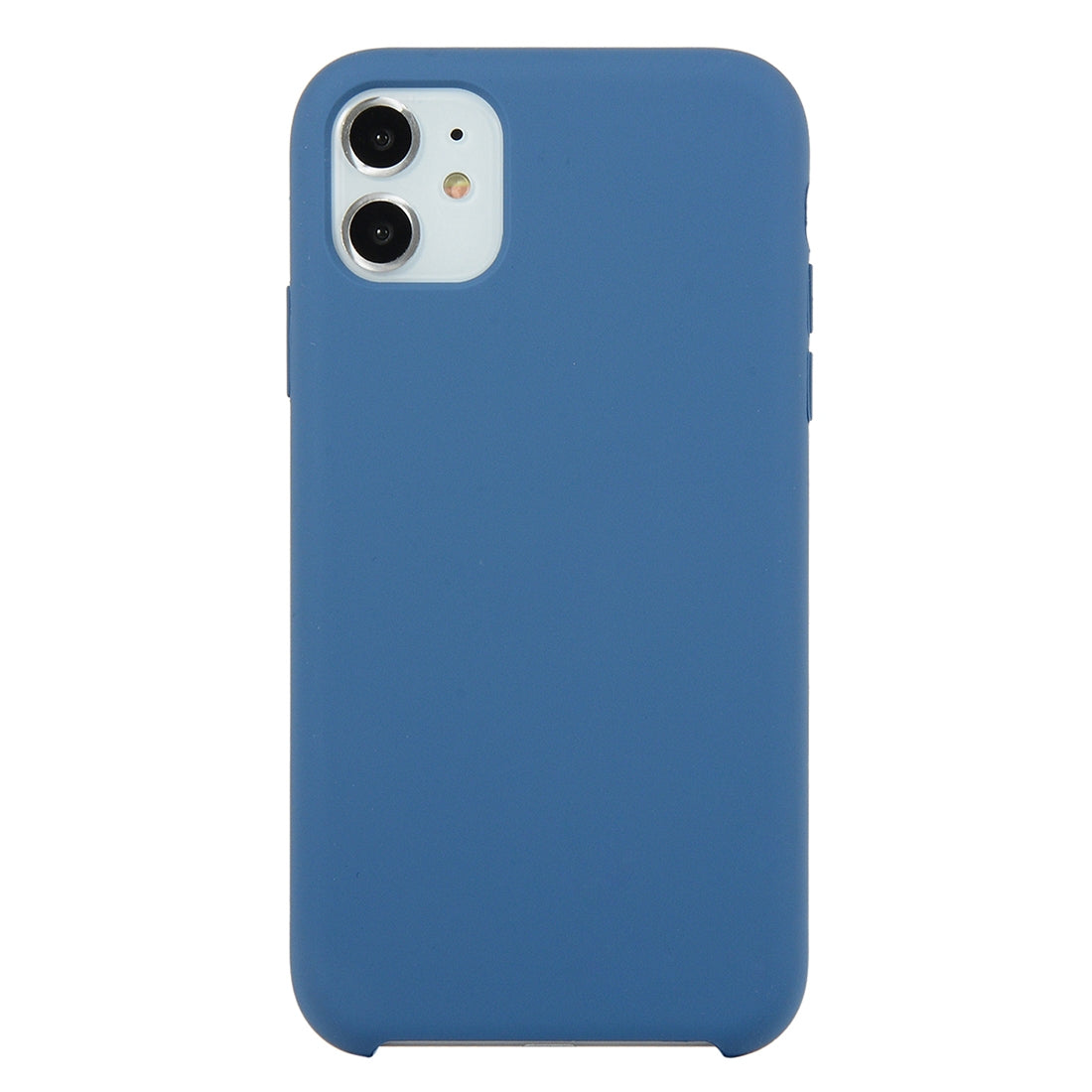 Coque Silicone BeColor Fine et Légère pour iPhone 16-, Intérieur Microfibre – Bleu
