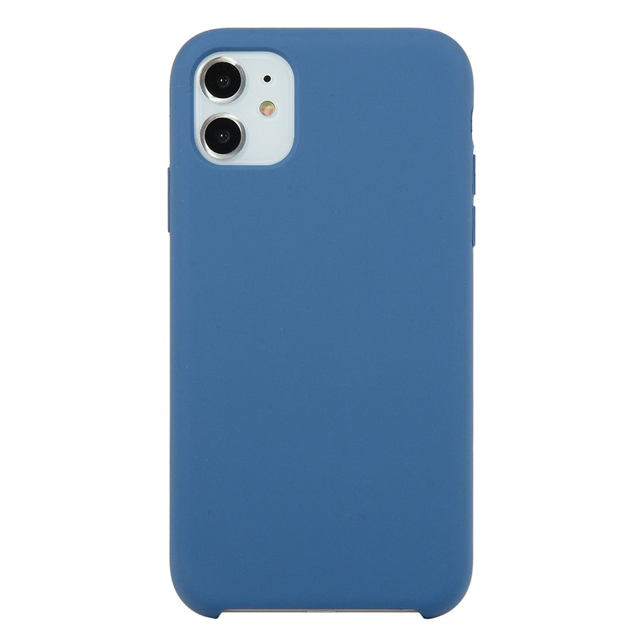 Coque Silicone BeColor Fine et Légère pour iPhone 16-, Intérieur Microfibre – Bleu