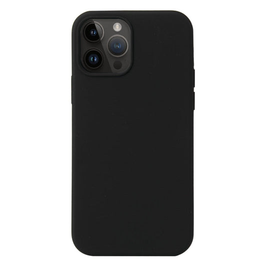 Coque Silicone BeColor Fine et Légère pour iPhone 13 pro, Intérieur Microfibre - Noir - ABYTONPHONE