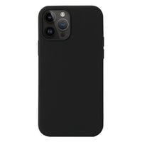 Coque Silicone BeColor Fine et Légère pour iPhone 15 pro, Intérieur Microfibre - Noir - ABYTONPHONE
