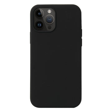 Coque Silicone BeColor Fine et Légère pour iPhone 15 pro, Intérieur Microfibre - Noir - ABYTONPHONE