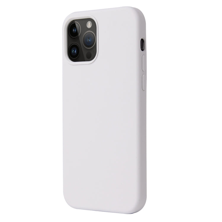 Coque silicone BeColor fine et légère pour iphone 15 pro interieur microfibre blanc - ABYTONPHONE