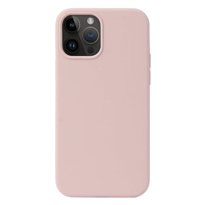 Coque silicone BeColor fine et légère pour iphone 13 pro interieur microfibre rose sable - ABYTONPHONE