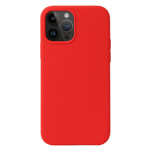 Coque silicone BeColor fine et légère pour iPhone 13 pro intérieur microfibre rouge