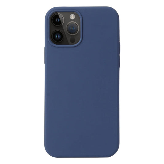 Coque silicone BeColor fine et légère pour iPhone 13 pro intérieur microfibre bleu nuit