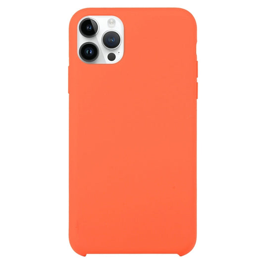 Coque silicone BeColor fine et légère pour iPhone 13 pro intérieur microfibre orange
