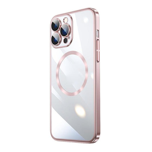Coque Polycarbonate Magsafe or rose pour iPhone 15 Pro Max - ABYTONPHONE
