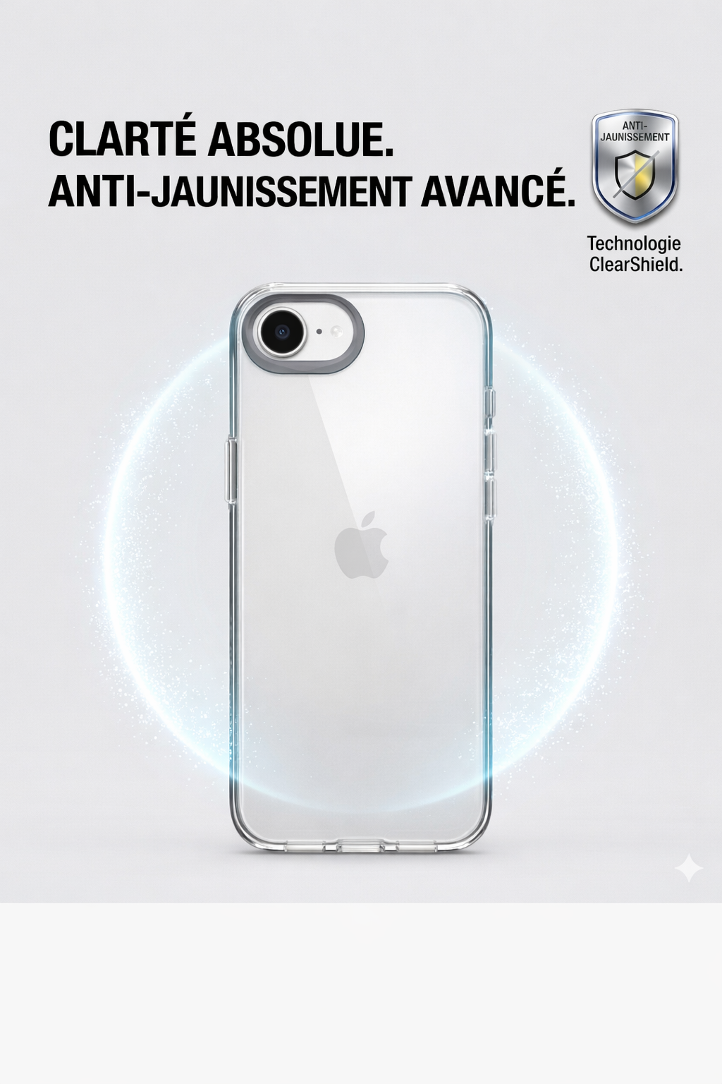 Coque transparente Clear pour iPhone 16e – RhinoShield
