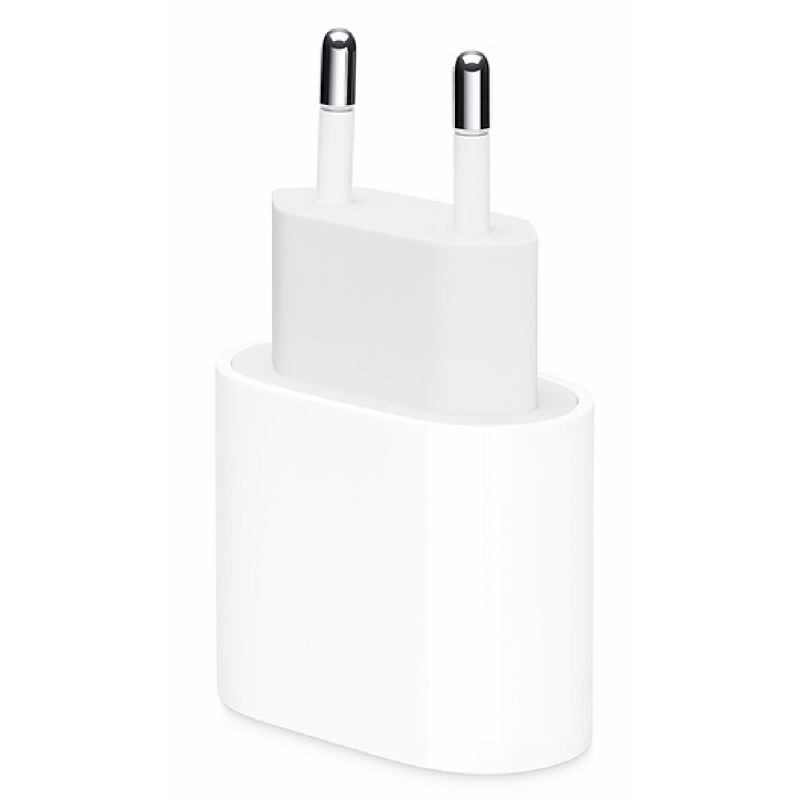 Vue premium de l’adaptateur secteur Apple USB-C 20 W original