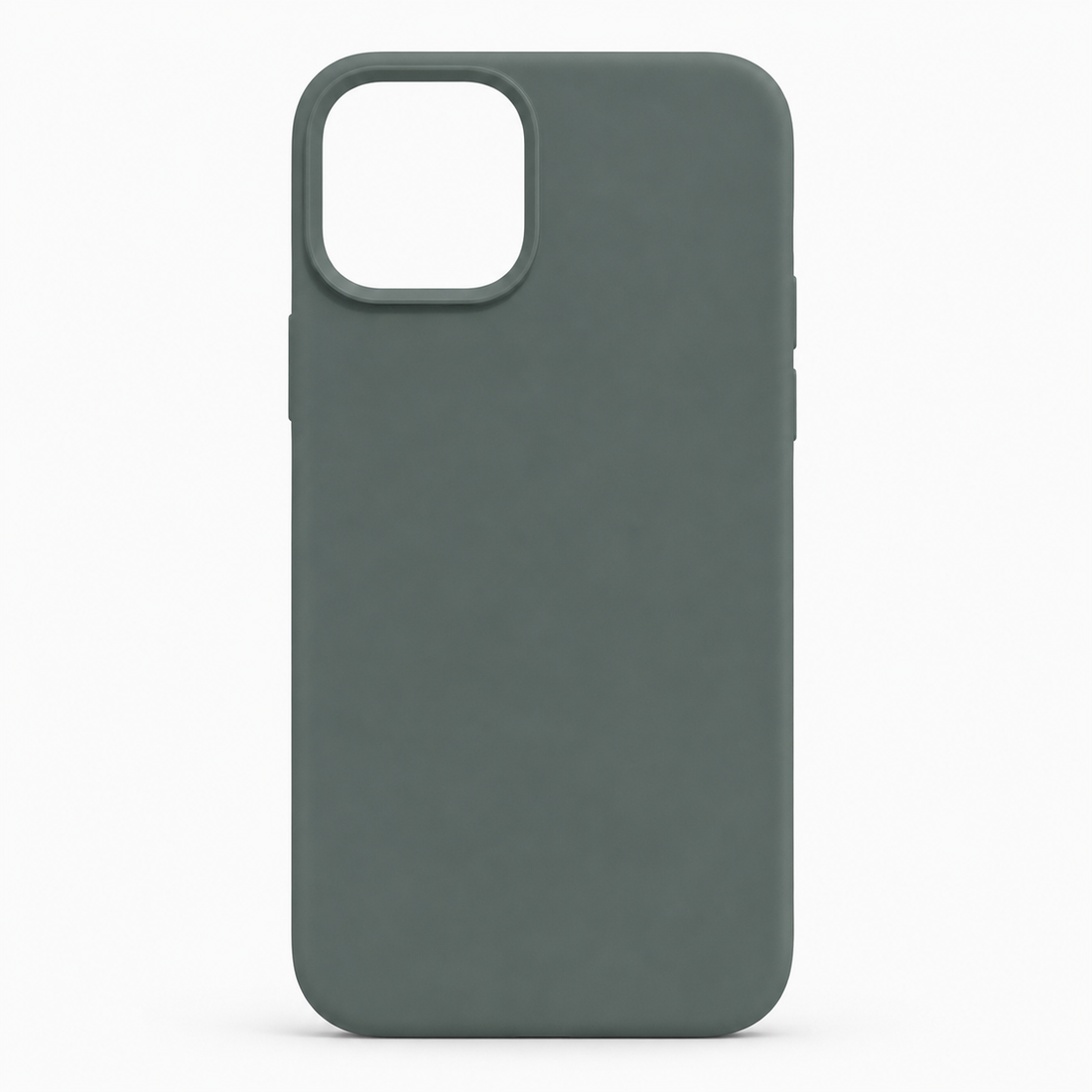 Coque iPhone 13 mini silicone anti-choc soft touch vert pinède