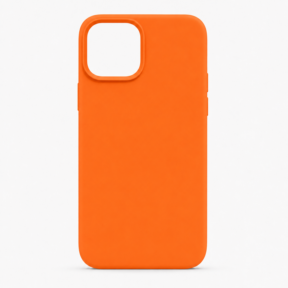 Coque iPhone 13 mini silicone anti-choc soft touch orange