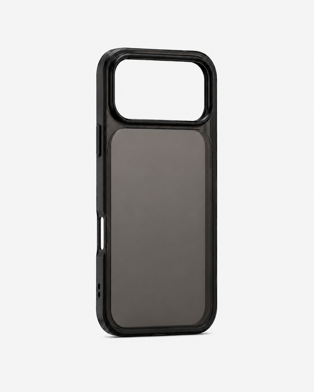 Coque iPhone 17 Pro anti-choc airbag noire packshot studio