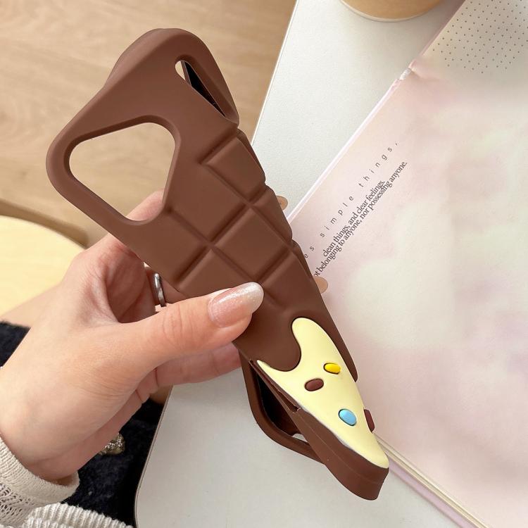Coque iPhone 17 Pro Candy Chocolate silicone souple et flexible