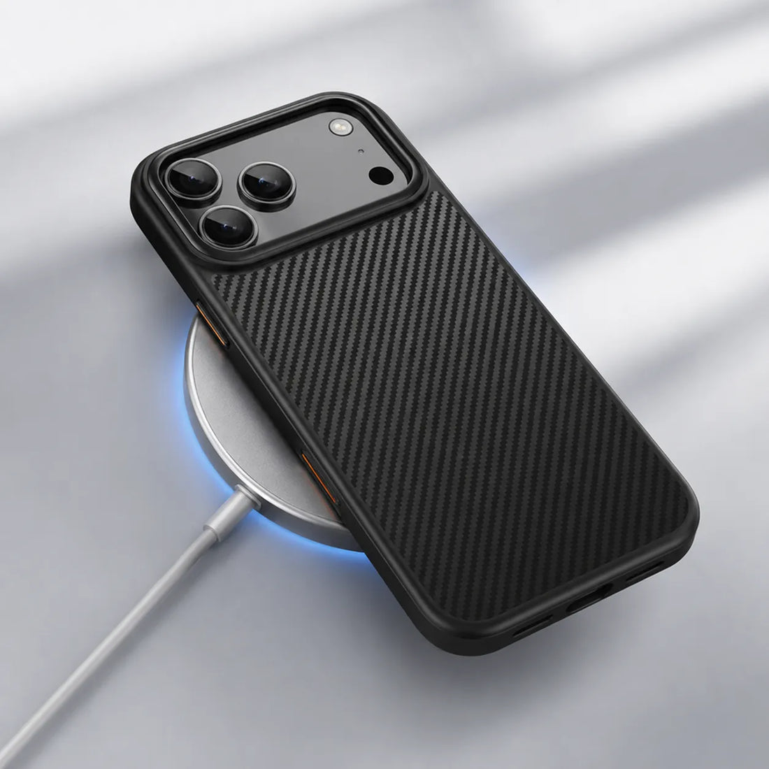 Anneau magnétique MagSafe intégré coque iPhone 17 Pro