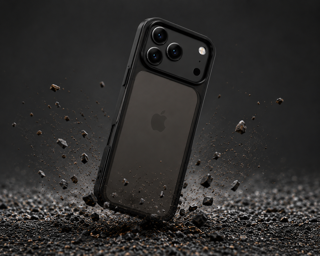 Coque iPhone 17 Pro Max Anti-Choc Airbag Noir – PC TPU
