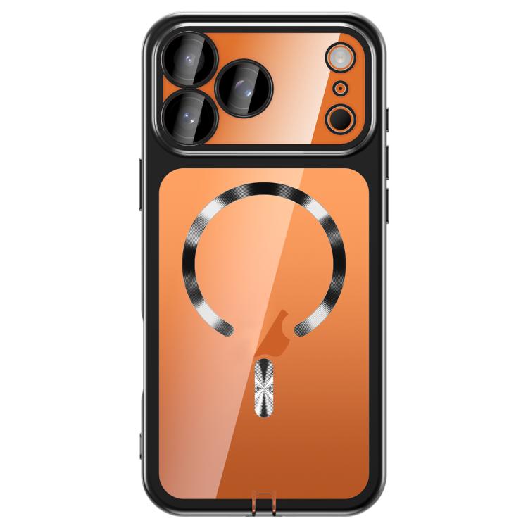 Coque iPhone 17 Pro Max MagSafe TPU noire avec protection caméra et cache anti-poussière