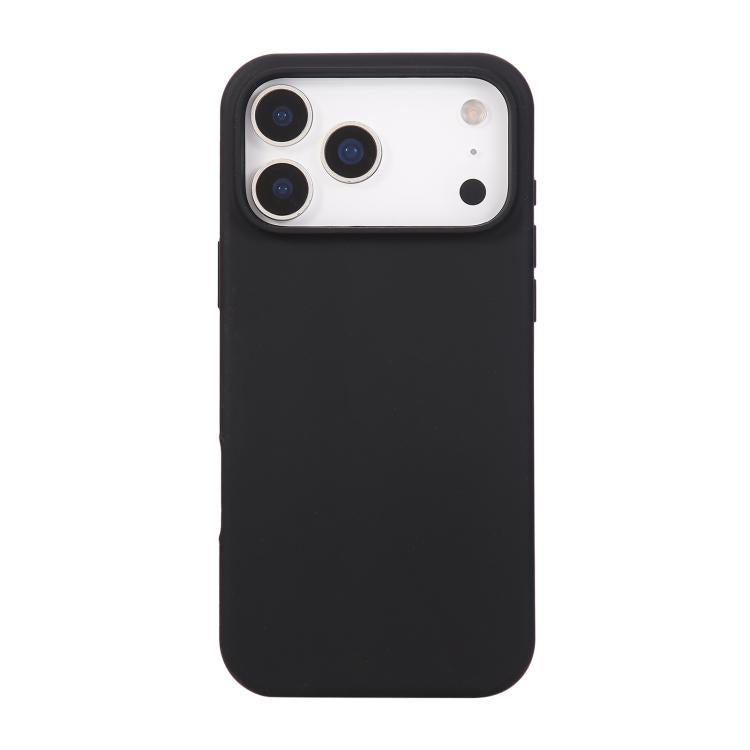 Coque iPhone 17 Pro Max silicone anti-choc soft touch noire