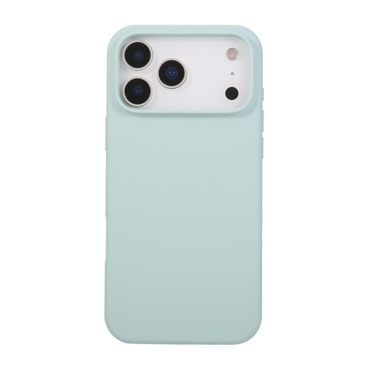 Coque iPhone 17 Pro Max silicone anti-choc soft touch vert émeraude