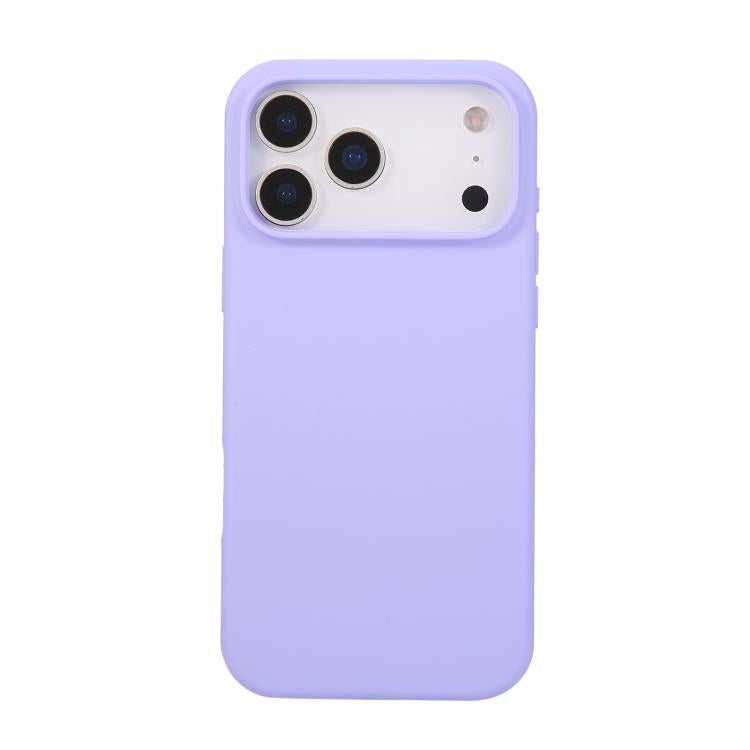 Coque iPhone 17 Pro Max silicone anti-choc soft touch violette