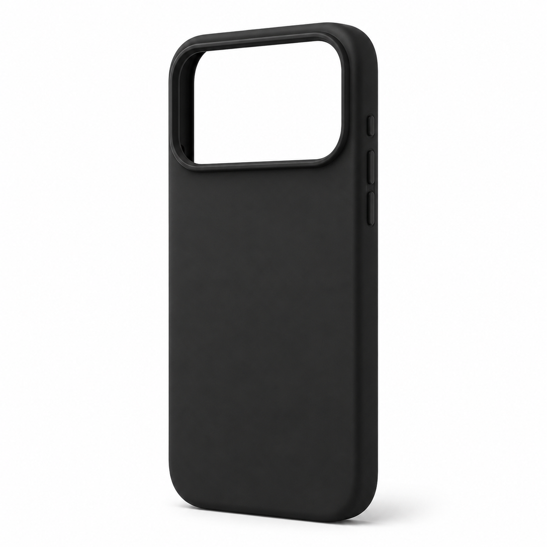 Coque iPhone 17 Pro silicone anti-choc noire soft touch
