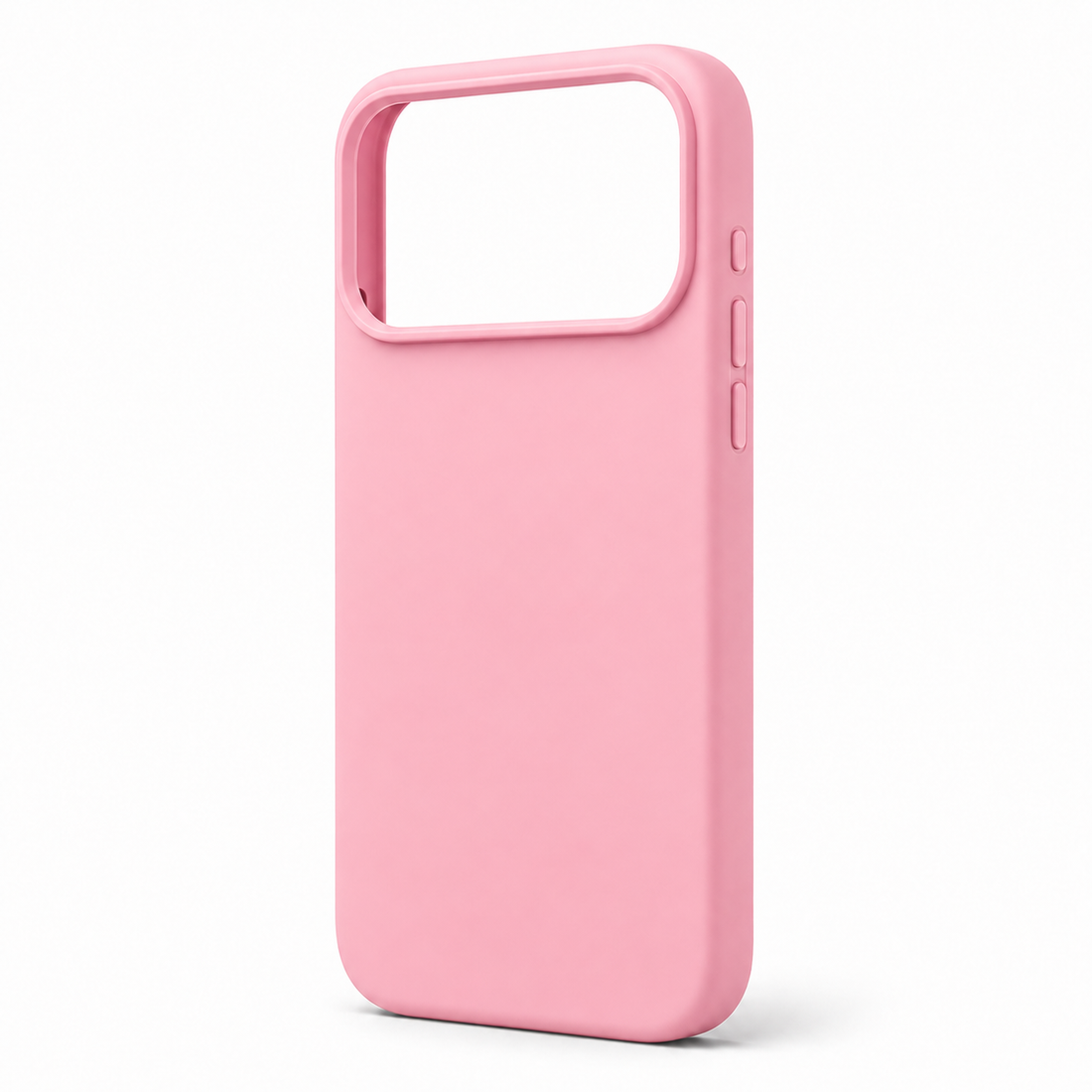 Coque iPhone 17 Pro silicone anti-choc rose cerisier