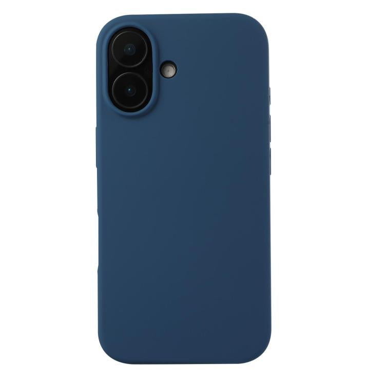 Coque iPhone 17 silicone anti-choc soft touch couleur bleu