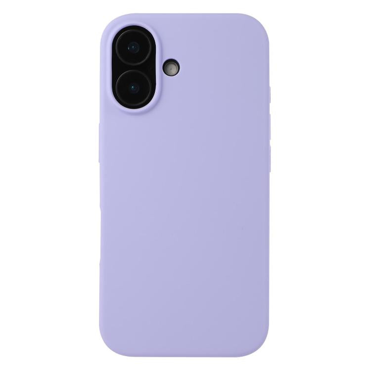 Coque iPhone 17 silicone anti-choc soft touch couleur lilas