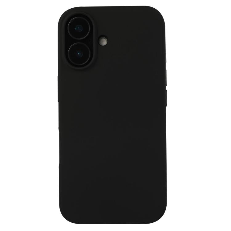 Coque iPhone 17 silicone anti-choc soft touch couleur noir