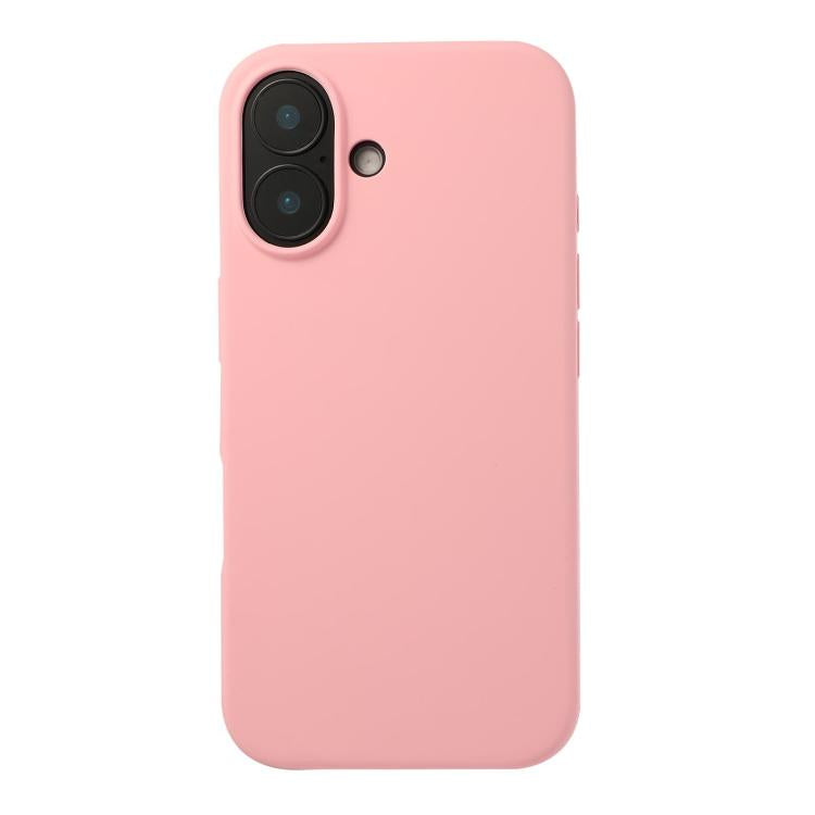 Coque iPhone 17 silicone anti-choc soft touch couleur rose cerisier