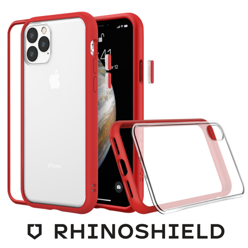 COQUE MODULAIRE MOD NX  ROUGE POUR APPLE IPHONE 15 - RHINOSHIELD