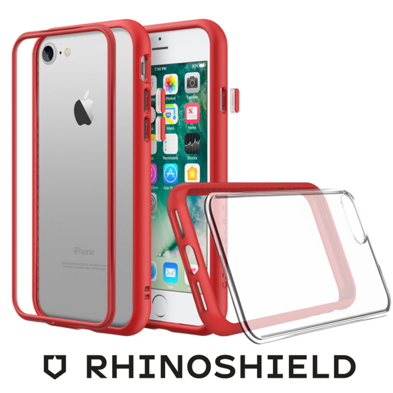 COQUE MODULAIRE MOD NX ROUGE POUR APPLE IPHONE 7 / 8 / SE 2020 (4G) / SE 2022 (5G) – RHINOSHIELD - ABYTONPHONE