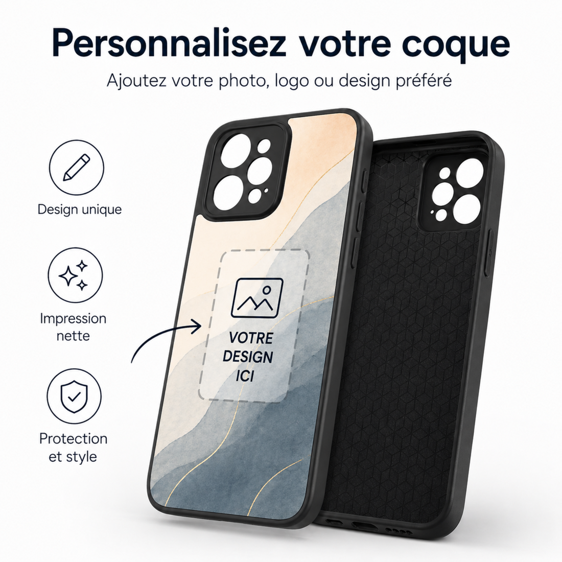 Coque Personnalisée iPhone — Votre Design, Votre Protection