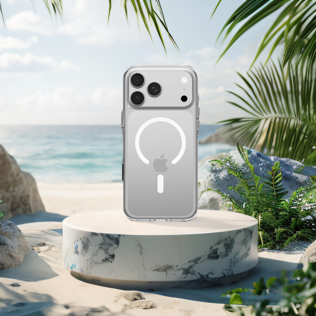 Coque RhinoShield Clear MagSafe iPhone 17 Pro – Dos et contour caméra